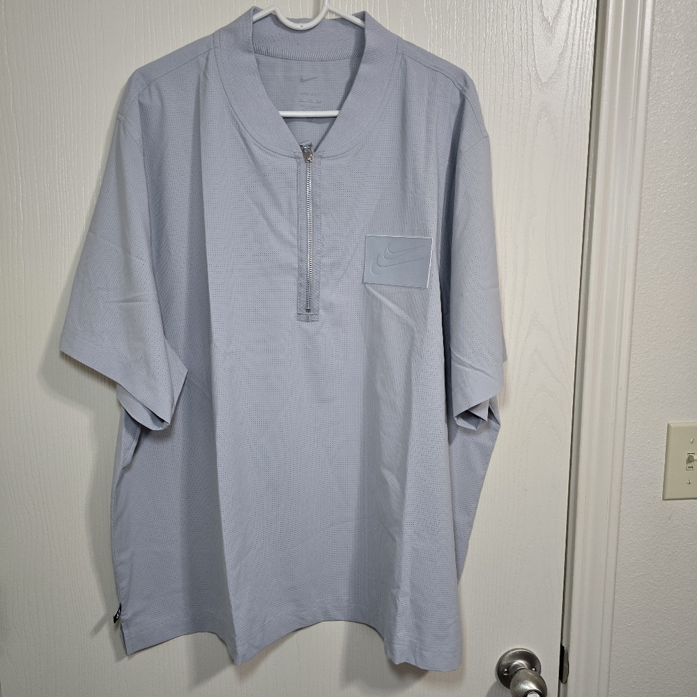 new men's 2XL Nike NBA Kevin Durant short 1/4 zip sleeve‎ Shoot shirt HJ4213-012